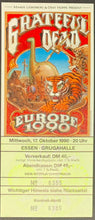 Load image into Gallery viewer, 1990 Grateful Dead Full Concert Ticket Europe Tour Essen Germany Jerry Garcia
