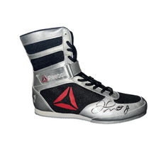 Load image into Gallery viewer, Floyd Mayweather Jr. Signed Reebok Boxing Boot Autographed Shoe Fanatics Holo
