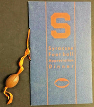 Load image into Gallery viewer, Rare 1934 Syracuse University NCAA Football Team Appreciation Dinner Program
