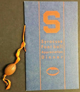 Rare 1934 Syracuse University NCAA Football Team Appreciation Dinner Program