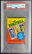 Load image into Gallery viewer, 1980 Topps Pro Basketball Wax Pack PSA MINT 9 NBA Magic Johnson Larry Bird
