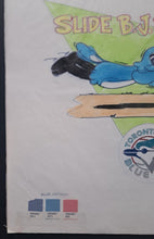 Load image into Gallery viewer, 1980s Toronto Blue Jays Original Artwork First Mascot BJ Birdy Promotional MLB
