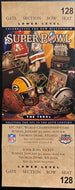 2000 NFL Football Super Bowl XXXIV Ticket St Louis Rams Beat Tennessee Titans