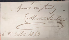 Load image into Gallery viewer, Catherine Sinclair Scottish Novelist Autographed Signed Cut Vintage Writer
