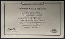 Load image into Gallery viewer, 1916 Ford Model T Fire Engine Truck 1:43 Die Cast Metal Matchbox Collectibles
