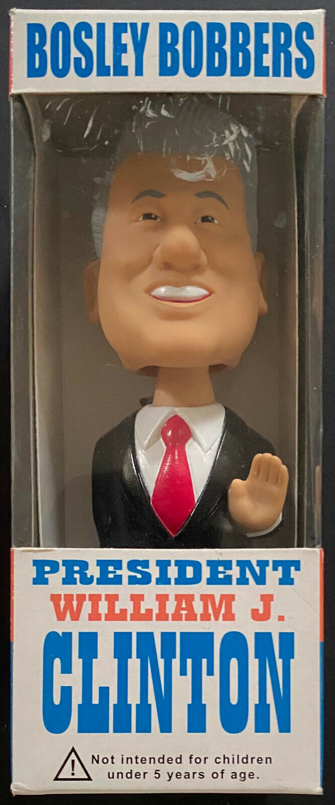 President Bill Clinton Bobblehead FunKo Bosley Bobbers Original Box