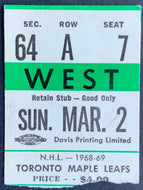 Detroit Red Wings 4/2/2015 NHL ticket stub vs Boston Bruins