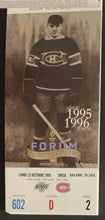 Load image into Gallery viewer, 1996 Montreal Forum Final Season Ticket Book With Last Game Played Mahovlich Roy
