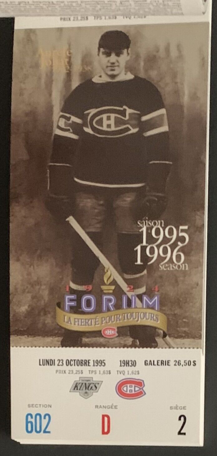 Montreal orders Canadiens Forum Last Game 96-97 Ticket Poster, Used---View All The Images--DurhamDeals