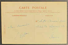 Load image into Gallery viewer, 1907 Double Phaeton Dion Bouton Car French Automobile Vintage Postcard
