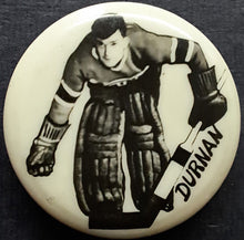 Load image into Gallery viewer, 1948 Bill Durnan Pep Cereal Premium Mini Pin-Back Button Montreal Canadiens HOF
