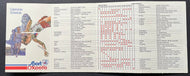 1976 Summer Olympics Montreal Schedule Sponsored O'Keefe Brewery Very Rare