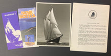 Load image into Gallery viewer, 1990 Press Kit Portfolio Legendary Schooner The Bluenose Nova Scotia Photo +
