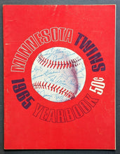 Load image into Gallery viewer, 1965 Minnesota Twins Complete Baseball Yearbook Magazine Vintage Program MLB
