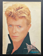 1983 David Bowie Moonlight Tour Concert Program Vintage