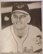 MLB Baseball Baltimore Orioles Whitey Herzog Autographed Photo Vintage 8x10