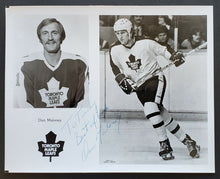 Load image into Gallery viewer, NHL Toronto Maple Leafs Dan Maloney Autographed Photo - Torchy Schell Collection
