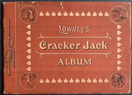 1940s Lowney's Cracker Jack 48 Sports Card Album Blank Empty Vintage