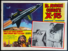 Load image into Gallery viewer, 1961 Mexican Movie Poster Hollywood Film X-15 El Avion Cohete Charles Bronson
