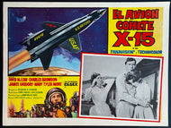 1961 Mexican Movie Poster Hollywood Film X-15 El Avion Cohete Charles Bronson