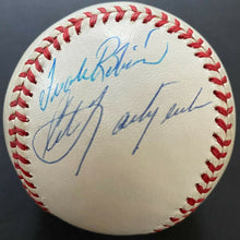 Load image into Gallery viewer, MLB Triple Crown Winners Signed Autographed Baseball Manlte Yastrzemski + JSA
