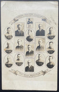 1921-22 Pilot Mound Hockey Club Southern Manitoba Champions Unused Postcard VTG