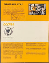 Load image into Gallery viewer, 1980 San Diego Padres Vintage Season Ticket Brochure MLB Baseball
