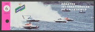 1991 Valleyfield Regattas International Powerboat Racing Ticket Festival Quebec