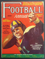 1940 Vintage Illustrated Football Annual Magazine All American College Football
