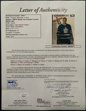 Load image into Gallery viewer, 1967 NHL Stanley Cup Clinch Program Team Signed x24 Maple Leafs Autographed JSA
