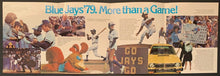 Load image into Gallery viewer, 1979 Toronto Blue Jays Vintage Season Ticket Fold-Out Brochure MLB Baseball
