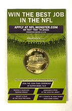 Load image into Gallery viewer, 2009 Super Bowl XLIII Promotional NFL Football Coin Pittsburgh Steelers
