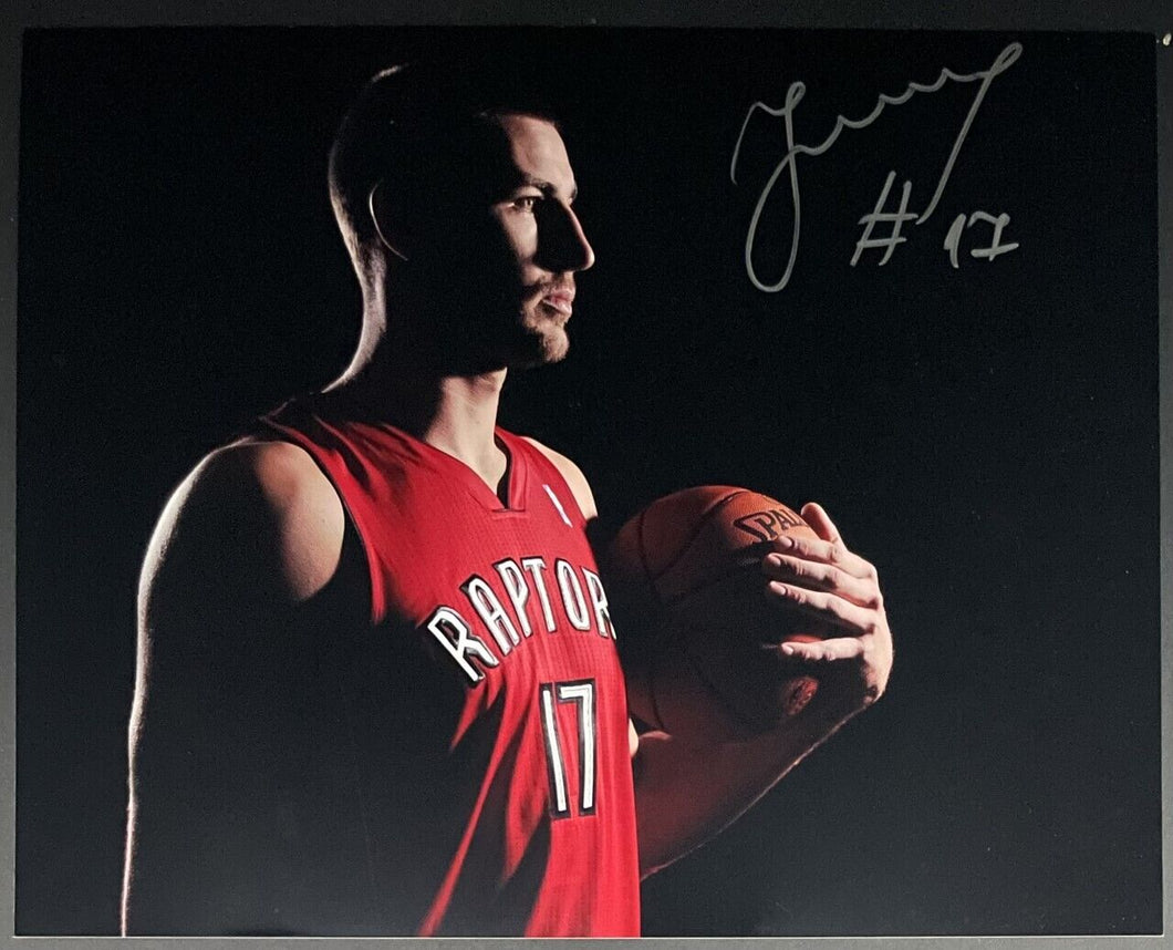 Jonas Valanciunas Autographed Signed Photo Toronto Raptors NBA Basketball