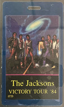 Load image into Gallery viewer, 1984 The Jacksons Promoter Staff Pass Victory Tour Backstage Pass iCert
