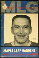 1959 Maple Leaf Gardens NHL Hockey Program v Chicago Blackhawks George Armstrong