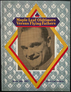 1984 NHL Hockey Program Toronto Maple Leafs Gardens Versus Flying Fathers Orr