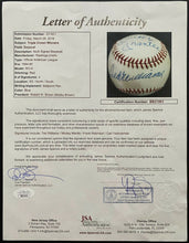 Load image into Gallery viewer, MLB Triple Crown Winners Signed Autographed Baseball Manlte Yastrzemski + JSA
