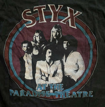 Load image into Gallery viewer, 1981 Styx Paradise Theatre World Tour Concert T-Shirt Original Vintage Large
