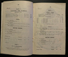 Load image into Gallery viewer, 1936 Program Post-Olympics Program USA Great Britain Track Meet Gold Medalists
