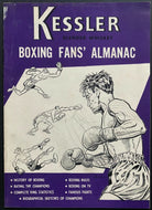1954 Kessler Boxing Fans Almanac Book History Rules Champs Rating Stats Sketch