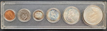 Load image into Gallery viewer, 1967 Canada Centennial Uncirculated Coin Set Silver Coins Royal Canadian Mint

