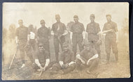 C 1900 Unknown Baseball Team Black & White Photo Unused Postcard Vintage