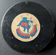 1970s Toronto Toros WHA Official Game Puck World Hockey Association Vintage