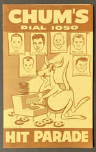 Load image into Gallery viewer, 1960 1050 Chum Chart Radio Survey Toronto Music Johnny Horton Jim Reeves
