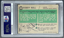 Load image into Gallery viewer, 1958-59 Topps Hockey #66 Bobby Hull Rookie Card RC Vintage Graded PSA 3.5
