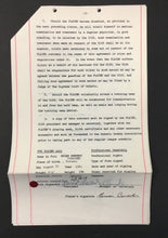 Load image into Gallery viewer, 1959 OHA Jr A Hockey Contract For Marlboro Athletic Club &amp; Brian Conacher Signed
