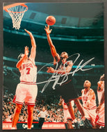 Jerry Stackhouse Signed Autographed 8x10 NBA Basketball Photo 76ers
