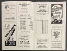 Load image into Gallery viewer, 1939 Rare Vintage AHL Hockey Game Program New Haven Eagles Springfield Indians

