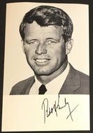 1964 Robert Kennedy New York Senate Race Campaign Flyer + Facsimile Signature