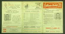 Load image into Gallery viewer, 1965 OHA Vintage Hockey Program London Nationals v Toronto Marlboros Marlies
